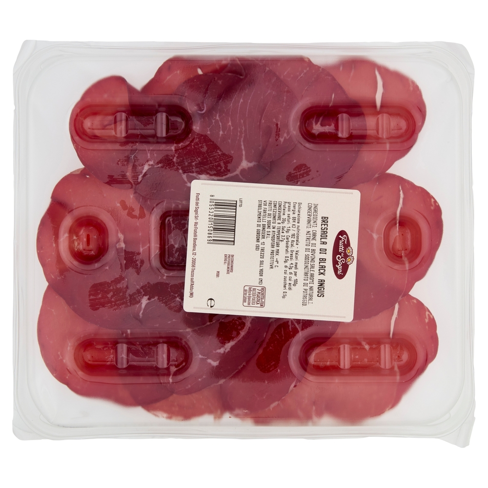 Frutti dei Sogni Bresaola di Black Angus 0,100 kg