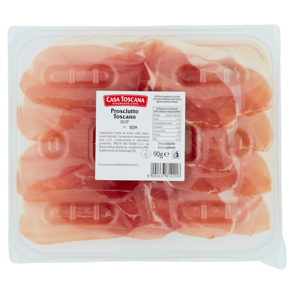 Casa Toscana Prosciutto Toscano DOP 90 g