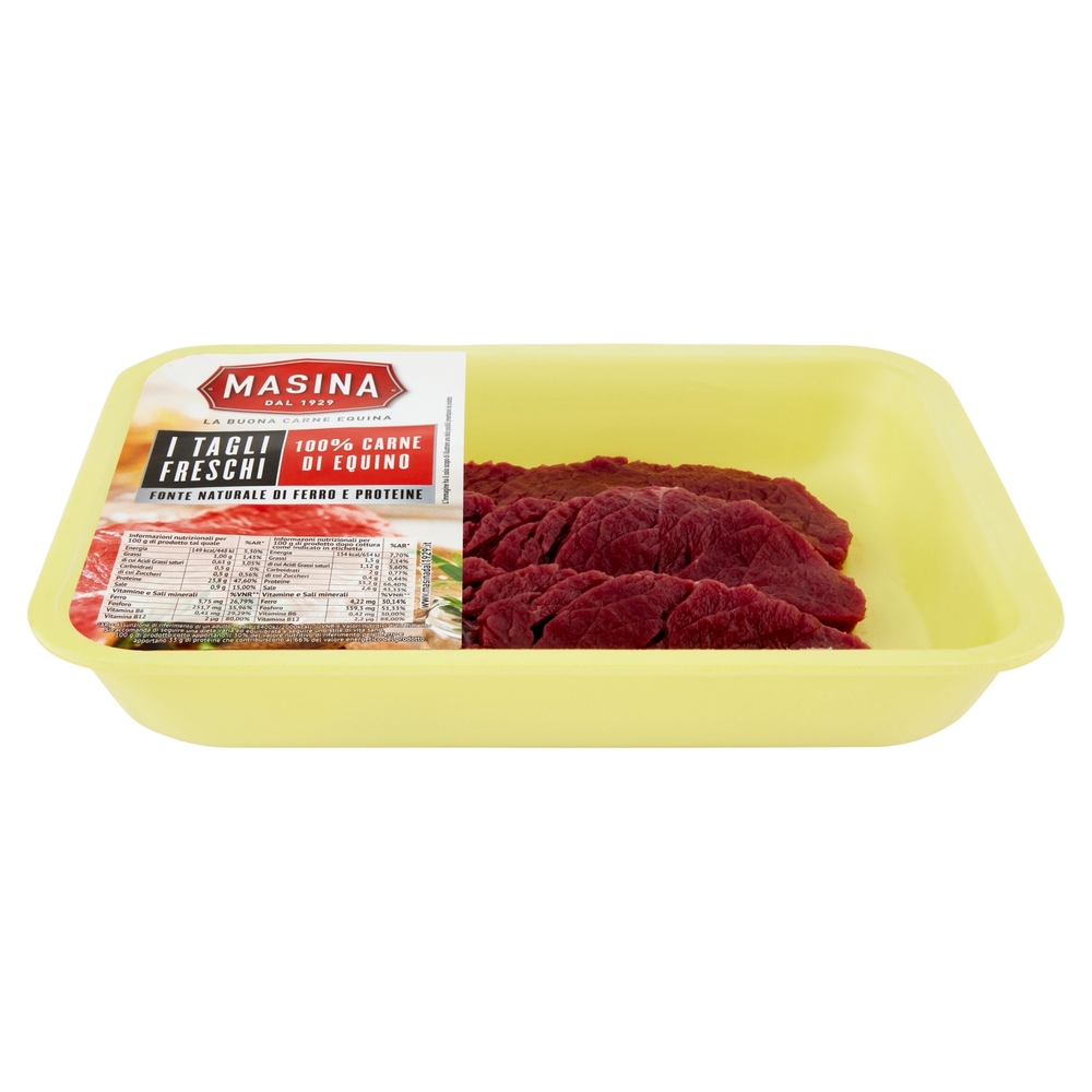 Masina I Tagli Freschi Fettine Sceltissime Equino 0,280 kg