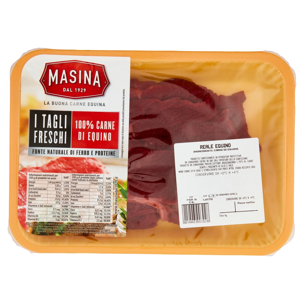 Masina I Tagli Freschi Reale Equino 0,320 kg