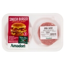 Amadori Smash Burger Hamburger saporito con Bacon 0,204 kg