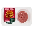 Amadori Smash Burger Hamburger saporito con Bacon 0,204 kg