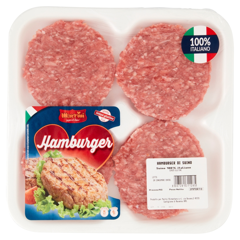 Martini Hamburger di Suino 0,400 kg