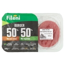 Fileni Burger 50% Mix con carne 50% Mix vegetale 0,200 kg