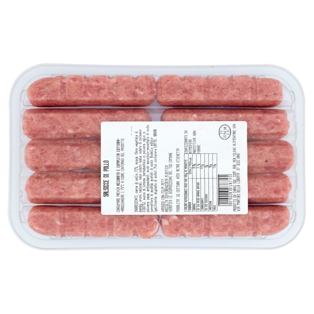 Fileni Salsicce di Pollo 0,400 kg