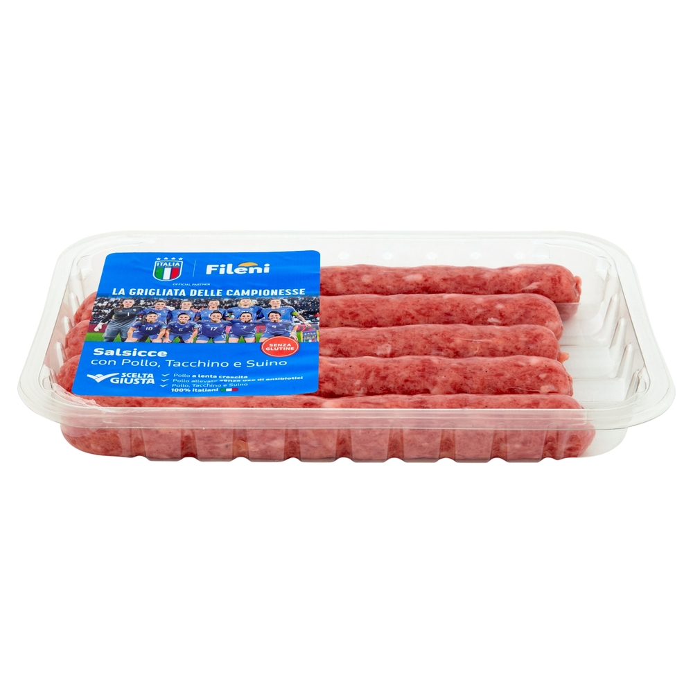 Fileni Salsicce con Pollo, Tacchino e Suino 0,360 kg