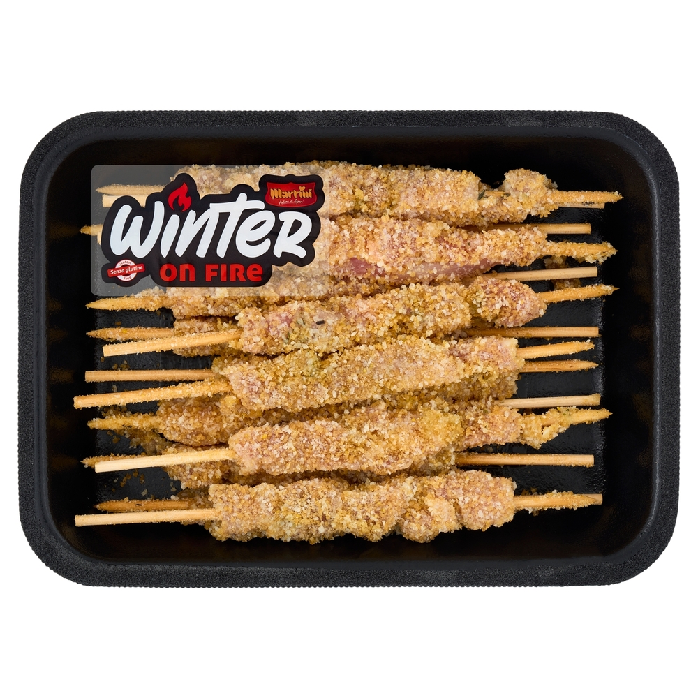 Martini Winter on Fire Arrosticini di Pollo Impanati in Salsa Rosmarino 0,330 kg