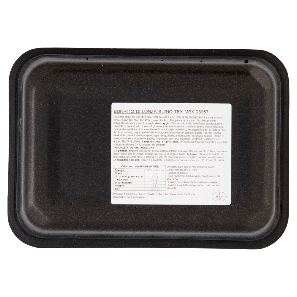 Martini Winter on Fire Burrito di Lonza di Suino Tex Mex 0,310 kg
