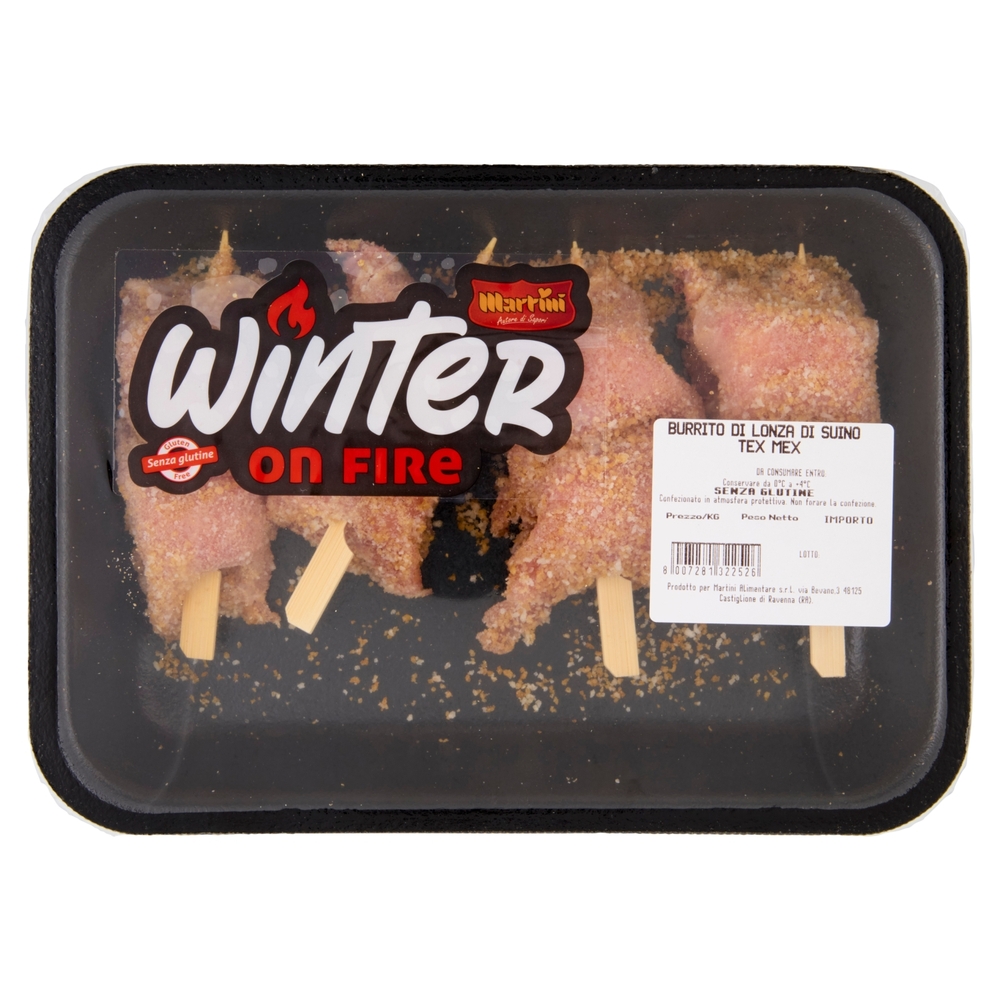 Martini Winter on Fire Burrito di Lonza di Suino Tex Mex 0,310 kg
