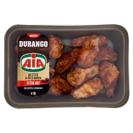 Aia Durango Extra Hot Alette di Pollo Arrosto 0,400 kg