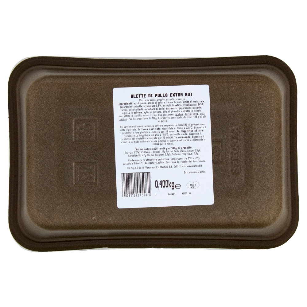 Aia Durango Extra Hot Alette di Pollo Arrosto 0,400 kg