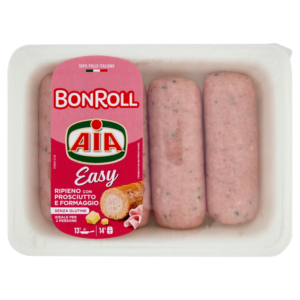 Aia BonRoll Easy Ripieno con Prosciutto e Formaggio 0,300 kg
