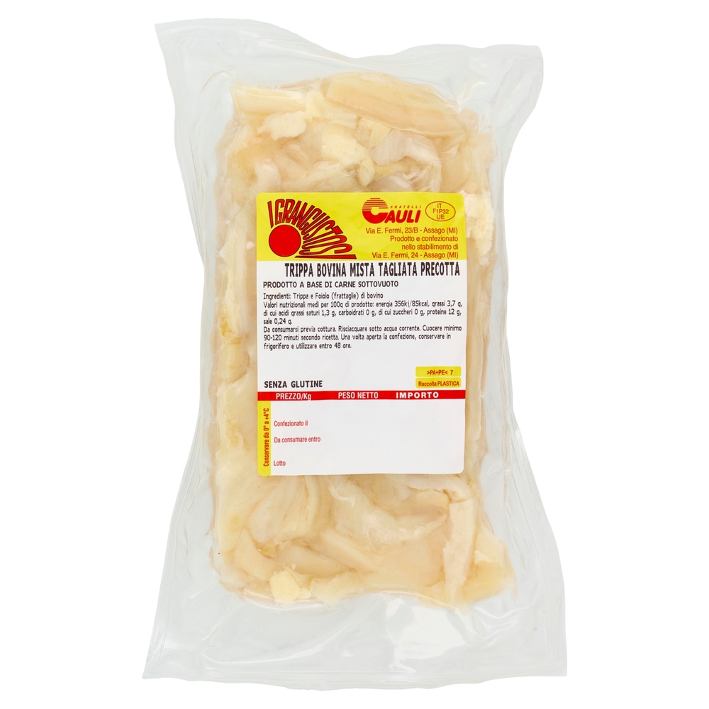Fratelli Cauli I Grangustosi Trippa Bovina Mista Tagliata Precotta