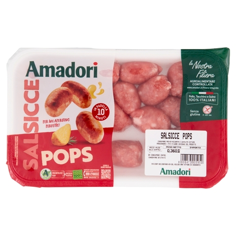 Amadori Salsicce Pops 0,360 kg