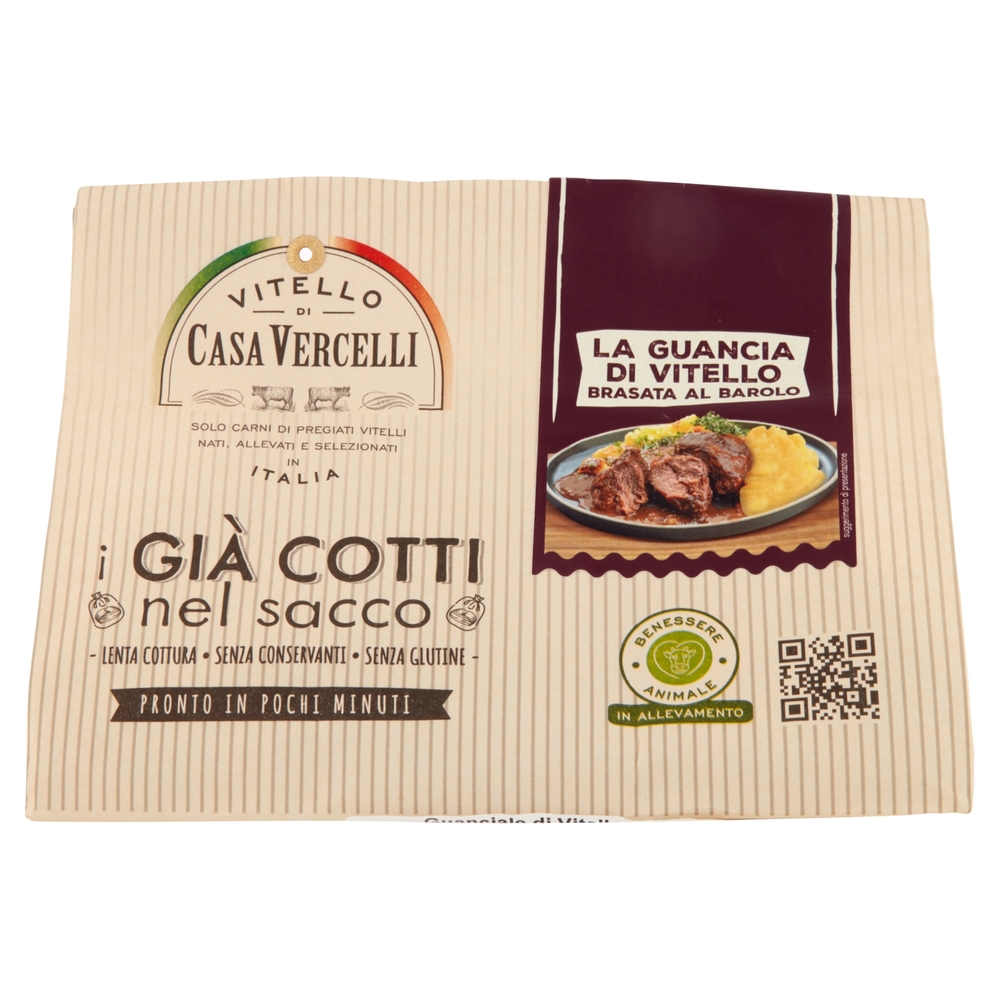 Guancia di Vitello Cotto e Sottovuoto, 280 g