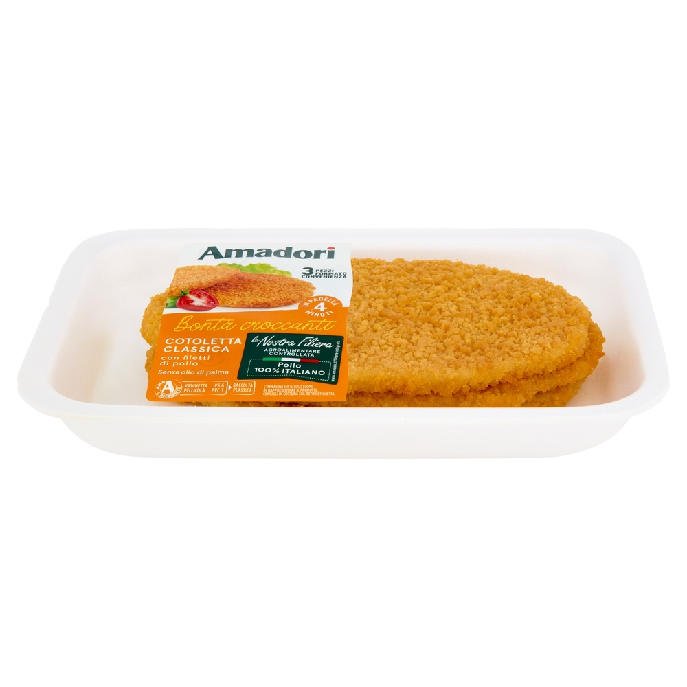 Amadori Cotoletta Classica 3 Pezzi 0,330 kg