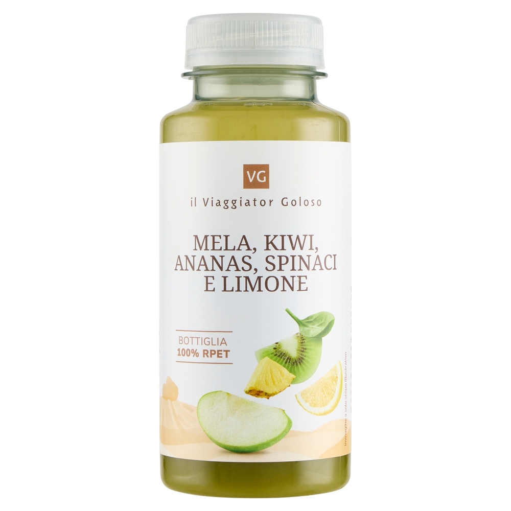 Mela, Kiwi, Ananas, Spinaci e Limone Il Viaggiator Goloso