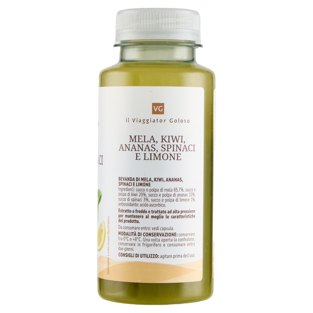 Mela, Kiwi, Ananas, Spinaci e Limone Il Viaggiator Goloso