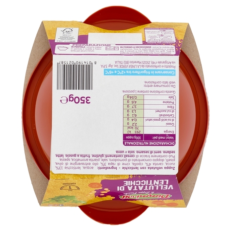 DimmidiSì le Zuppe Fresche Vellutata di Lenticchie 350 g