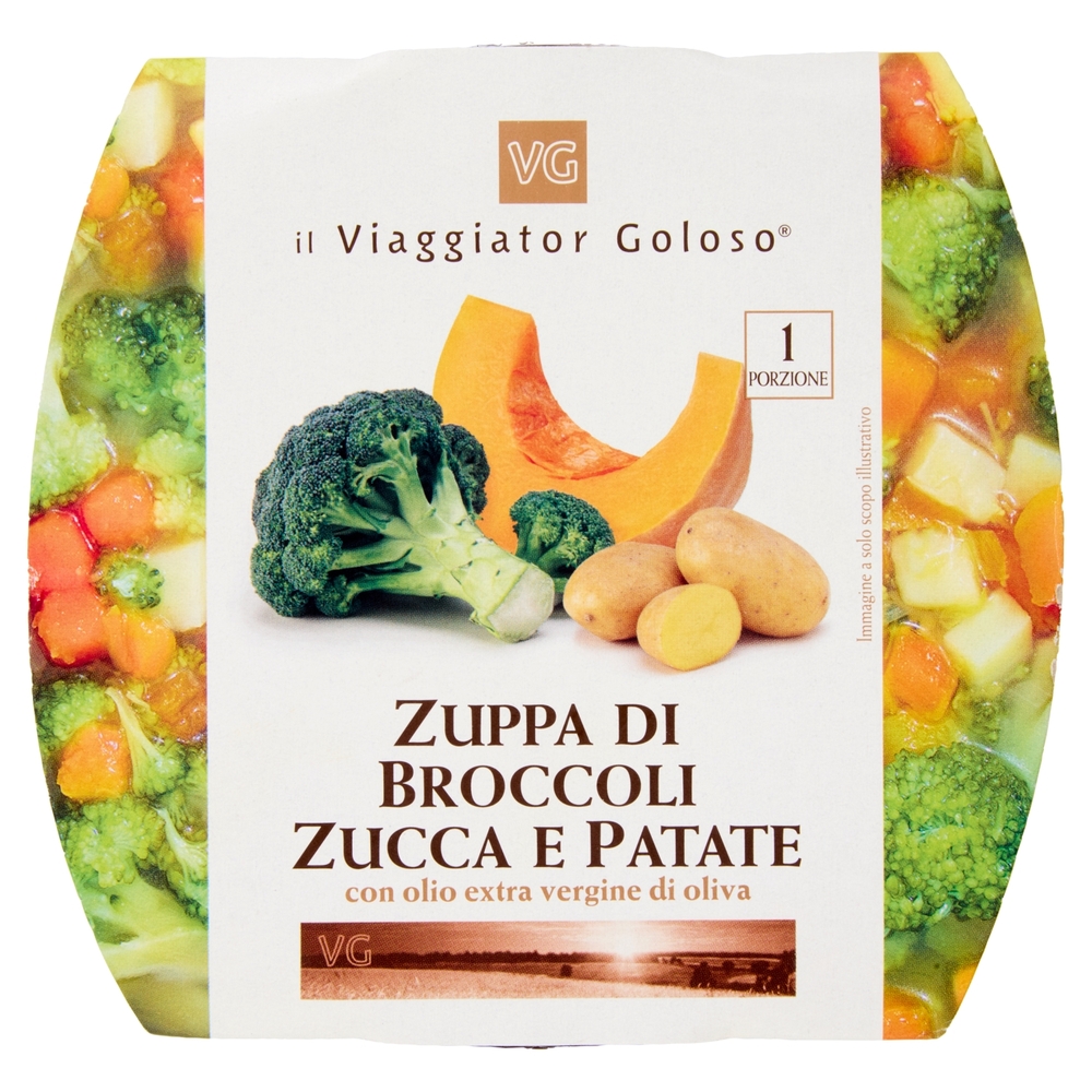 Zuppa di Broccoli, Zucca e Patate Il Viaggiator Goloso