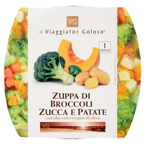 Zuppa di Broccoli, Zucca e Patate Il Viaggiator Goloso