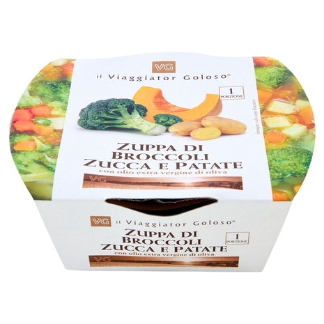 Zuppa di Broccoli, Zucca e Patate Il Viaggiator Goloso