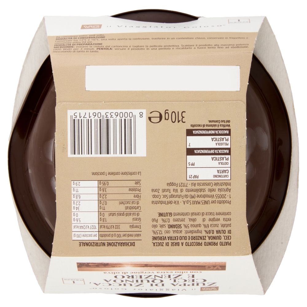 Zuppa di Zucca, Ceci, Quinoa e Zenzero Il Viaggiator Goloso