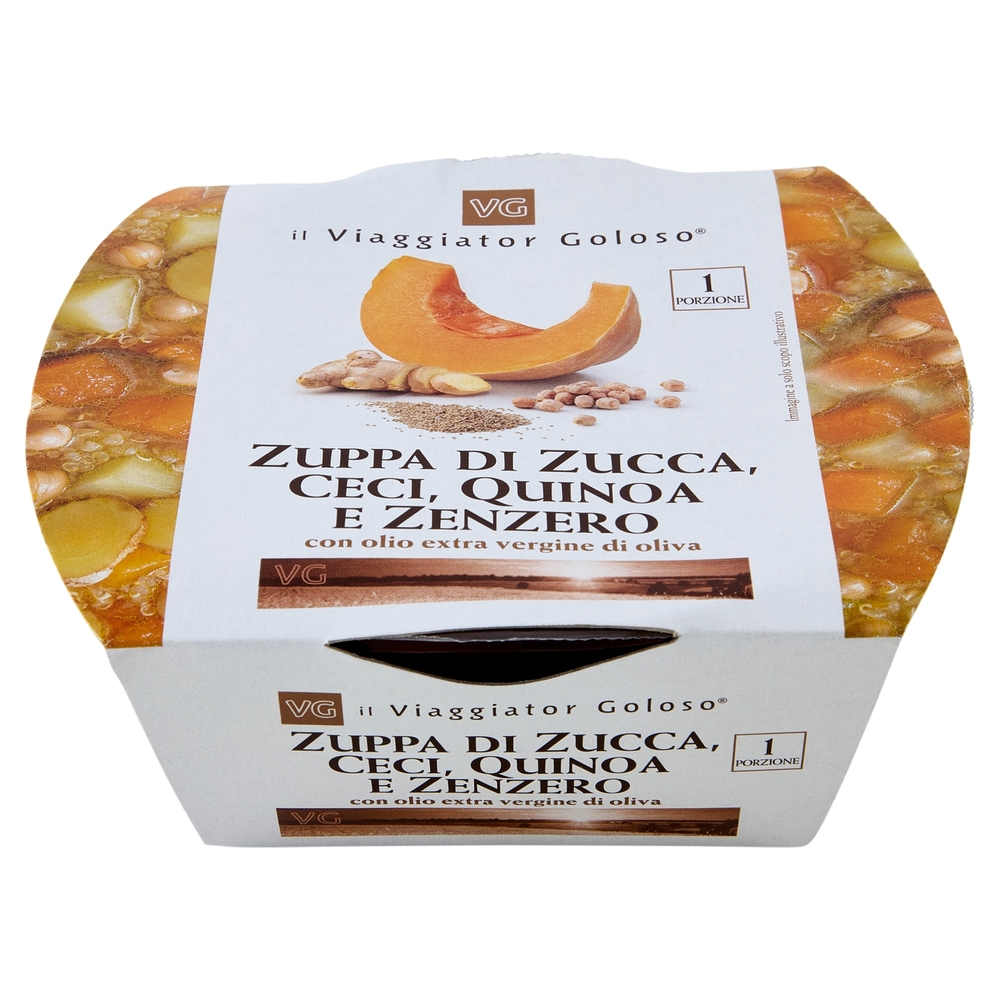 Zuppa di Zucca, Ceci, Quinoa e Zenzero Il Viaggiator Goloso