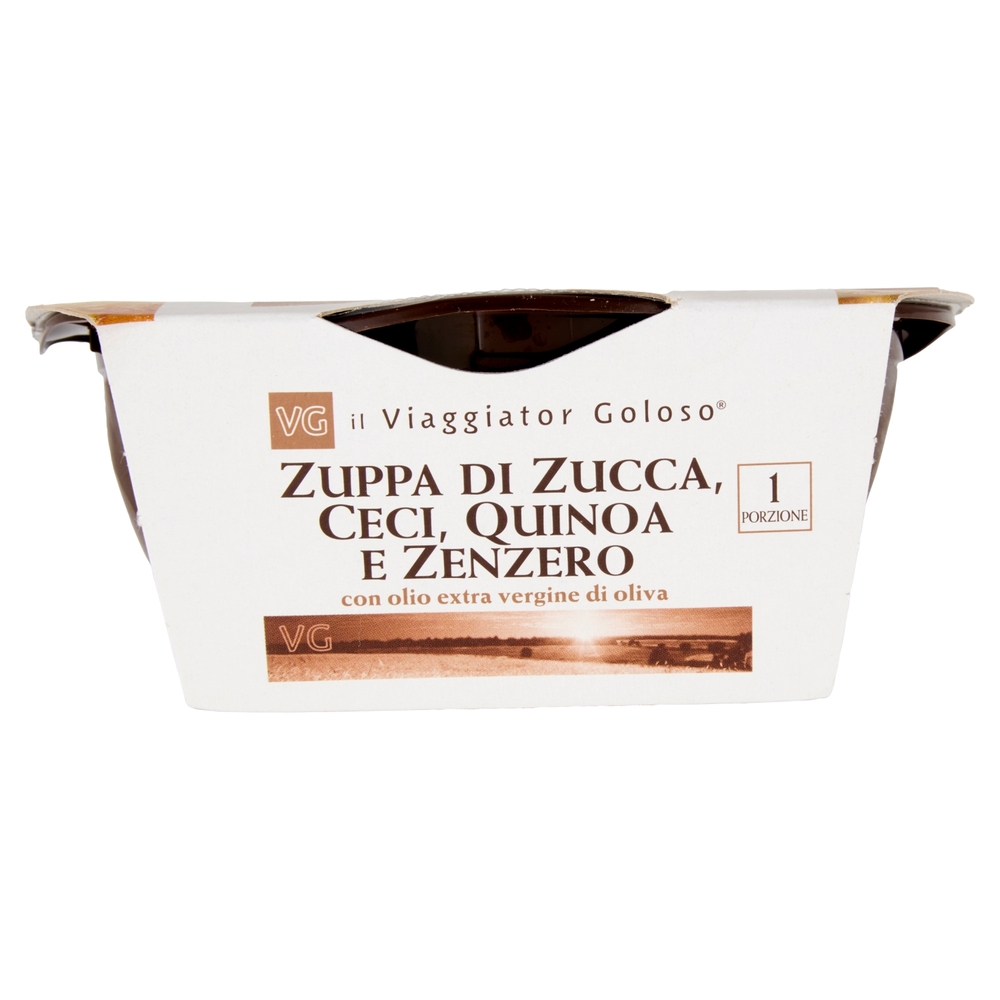 Zuppa di Zucca, Ceci, Quinoa e Zenzero Il Viaggiator Goloso
