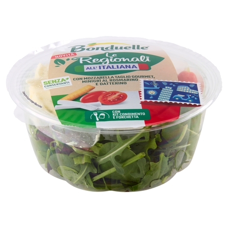 Bonduelle Le Regionali all'Italiana con Mozzarella, Minigrì al Rosmarino e Datterino 130 g