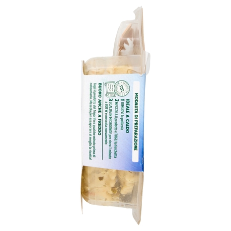 Bonduelle Pastallegre Mafalde Corte con Zucchine, Quartirolo Lombardo DOP, Pomodori e Origano 200 g