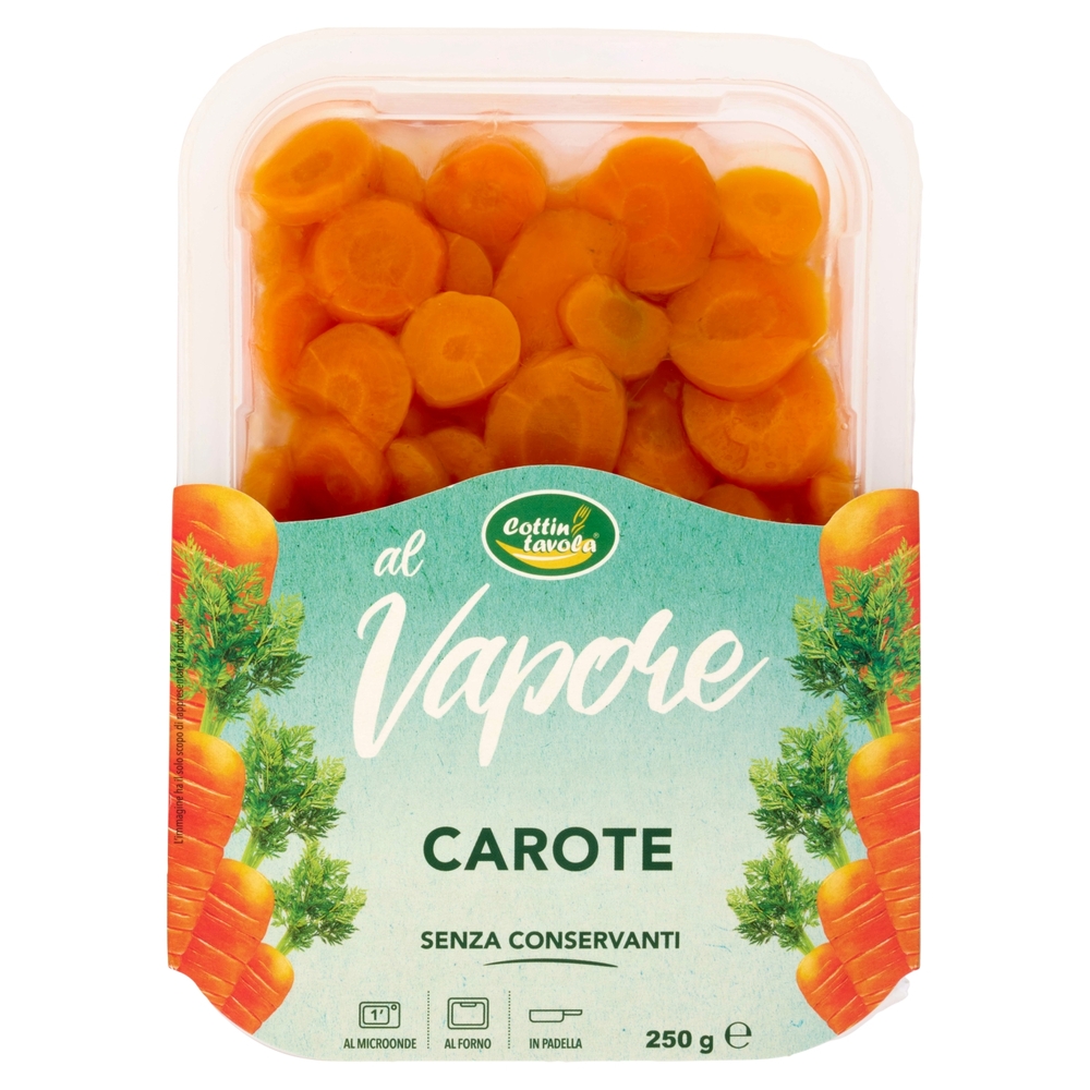 Cottin tavola al Vapore Carote 250 g