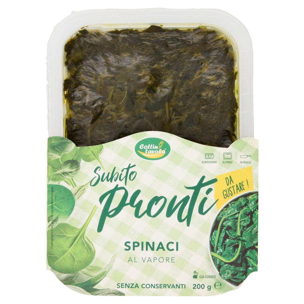 Cottin tavola Subito pronti Spinaci al Vapore 200 g