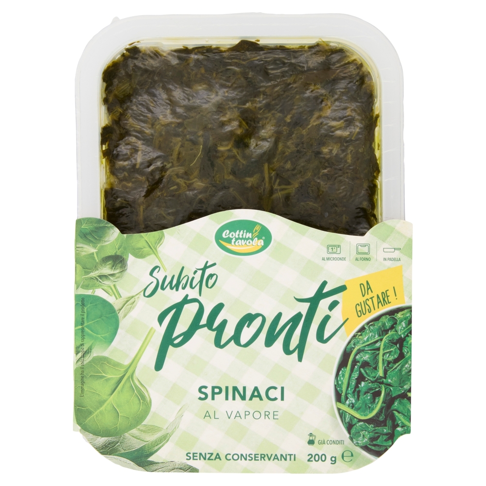 Cottin tavola Subito pronti Spinaci al Vapore 200 g