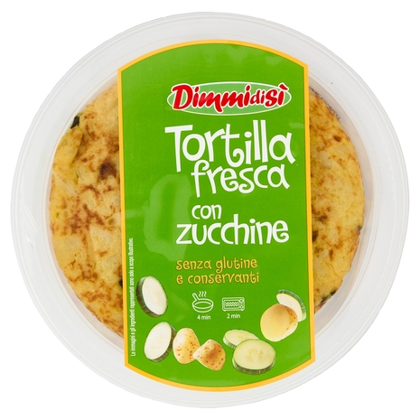 DimmidiSì Tortilla fresca con zucchine 250 g
