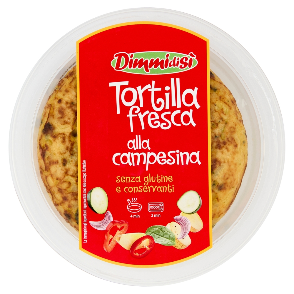 DimmidiSì Tortilla fresca alla campesina 250 g