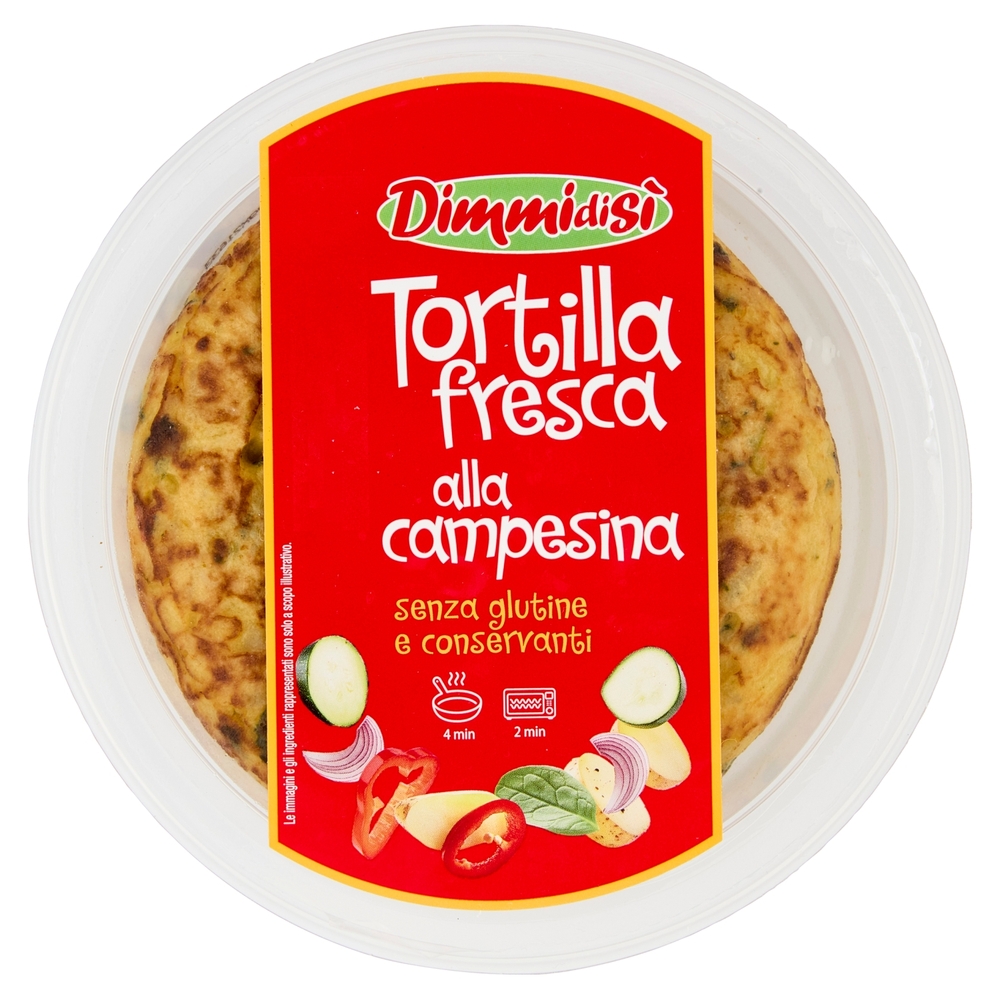 DimmidiSì Tortilla fresca alla campesina 250 g