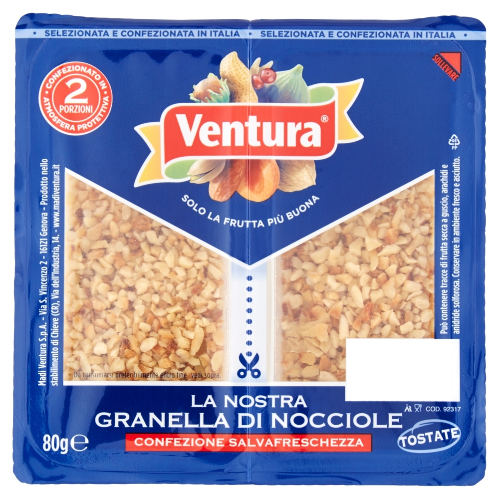 Ventura La nostra granella di nocciole 80 g