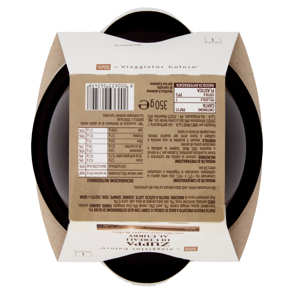 Zuppa di Cereali al Curry Il Viaggiator Goloso