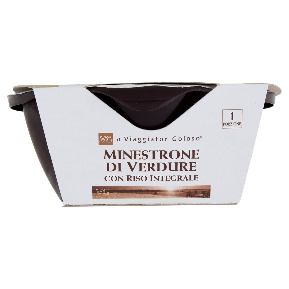 Minestrone di Verdure con Riso Integrale Il Viaggiator Goloso