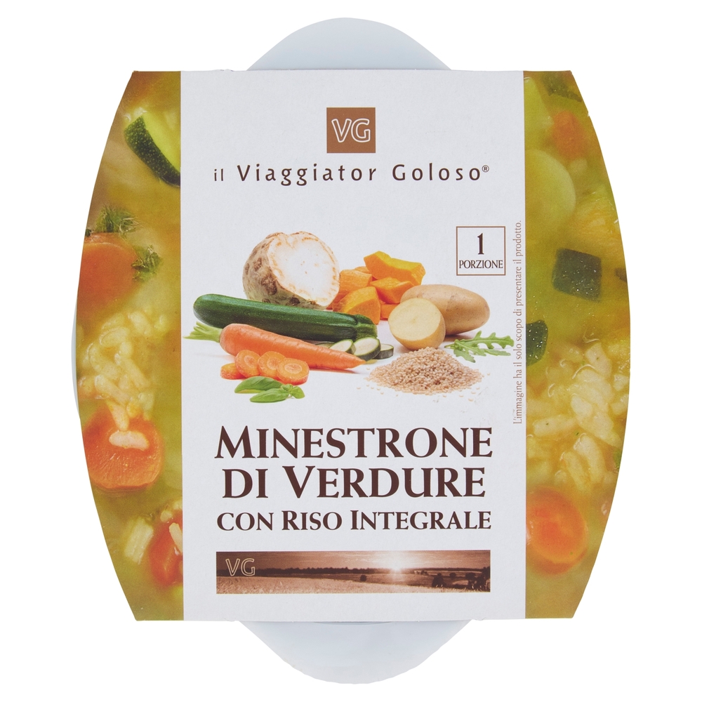 Minestrone di Verdure con Riso Integrale Il Viaggiator Goloso