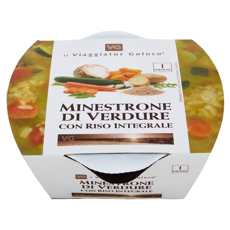 Minestrone di Verdure con Riso Integrale Il Viaggiator Goloso