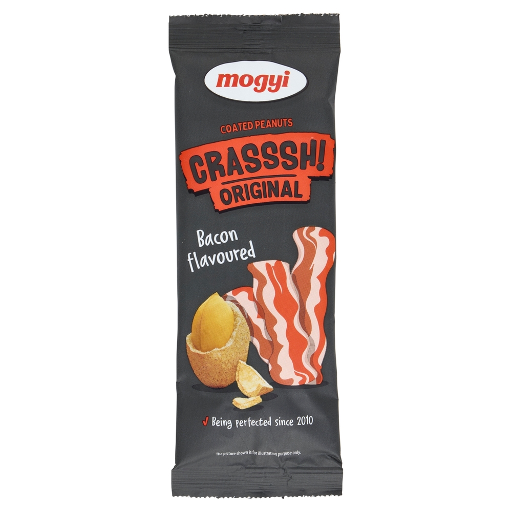 mogyi Coated Peanuts Crasssh! Original Bacon flavoured 60 g