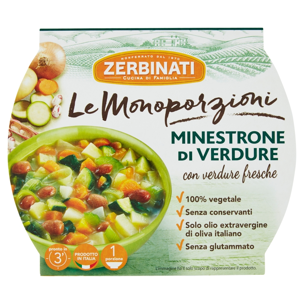 Zerbinati Le Monoporzioni Minestrone di Verdure 310 g