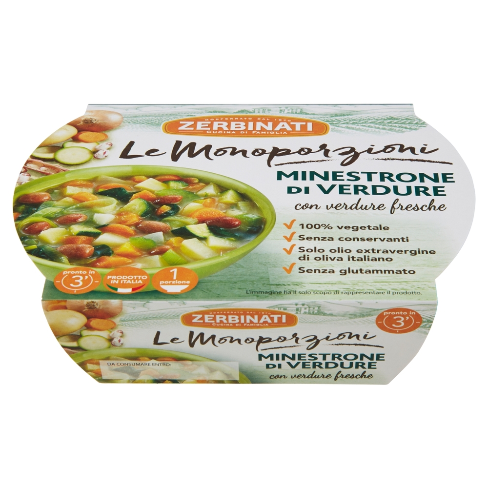 Zerbinati Le Monoporzioni Minestrone di Verdure 310 g