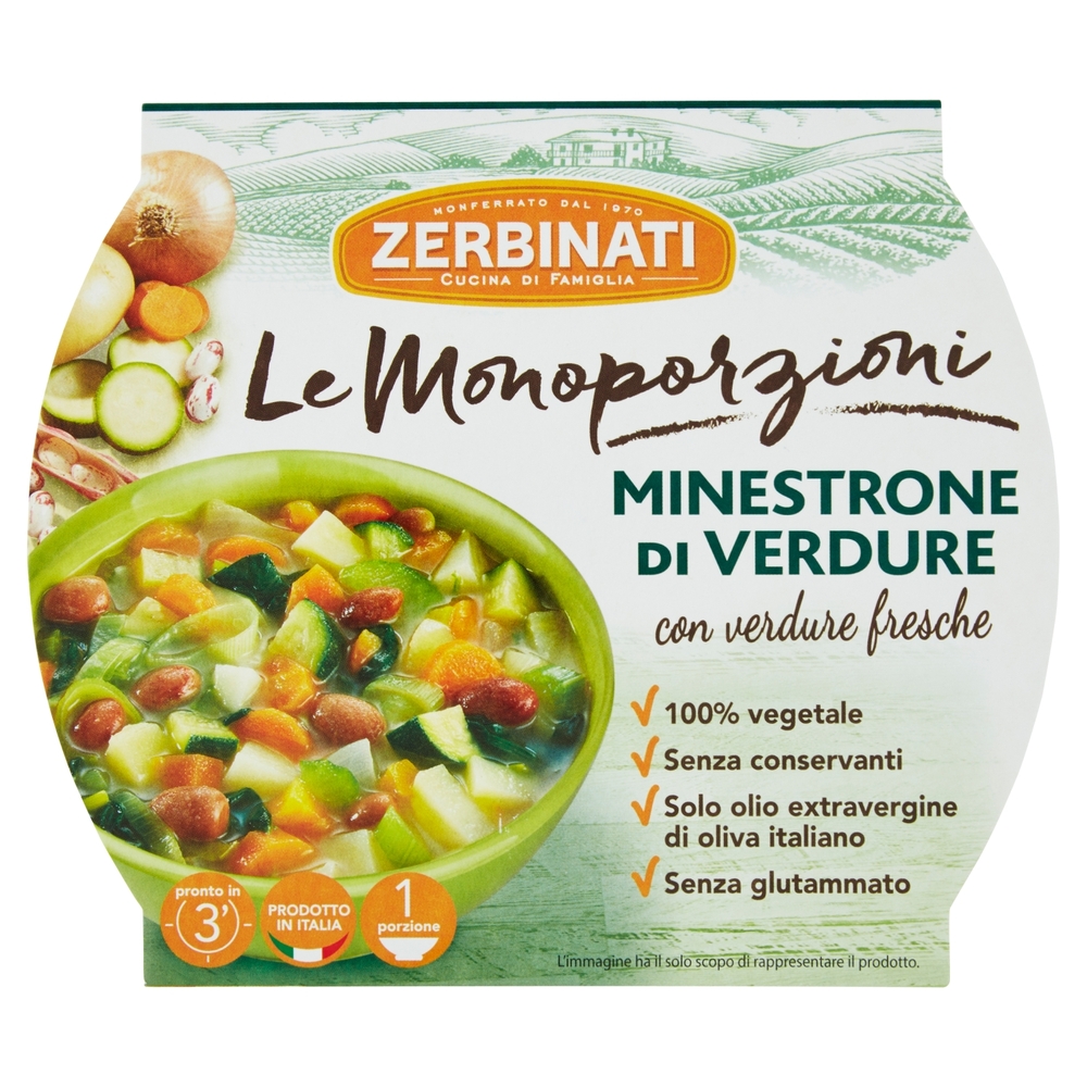 Zerbinati Le Monoporzioni Minestrone di Verdure 310 g
