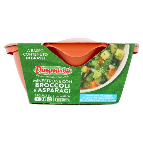 DimmidiSì Minestrone con Broccoli e Asparagi Monoporzione 350 g