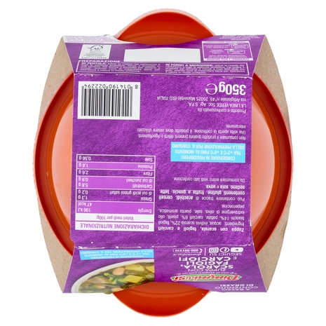 DimmidiSì Zuppa con Scarola, Fagioli e Carciofi Monoporzione 350 g