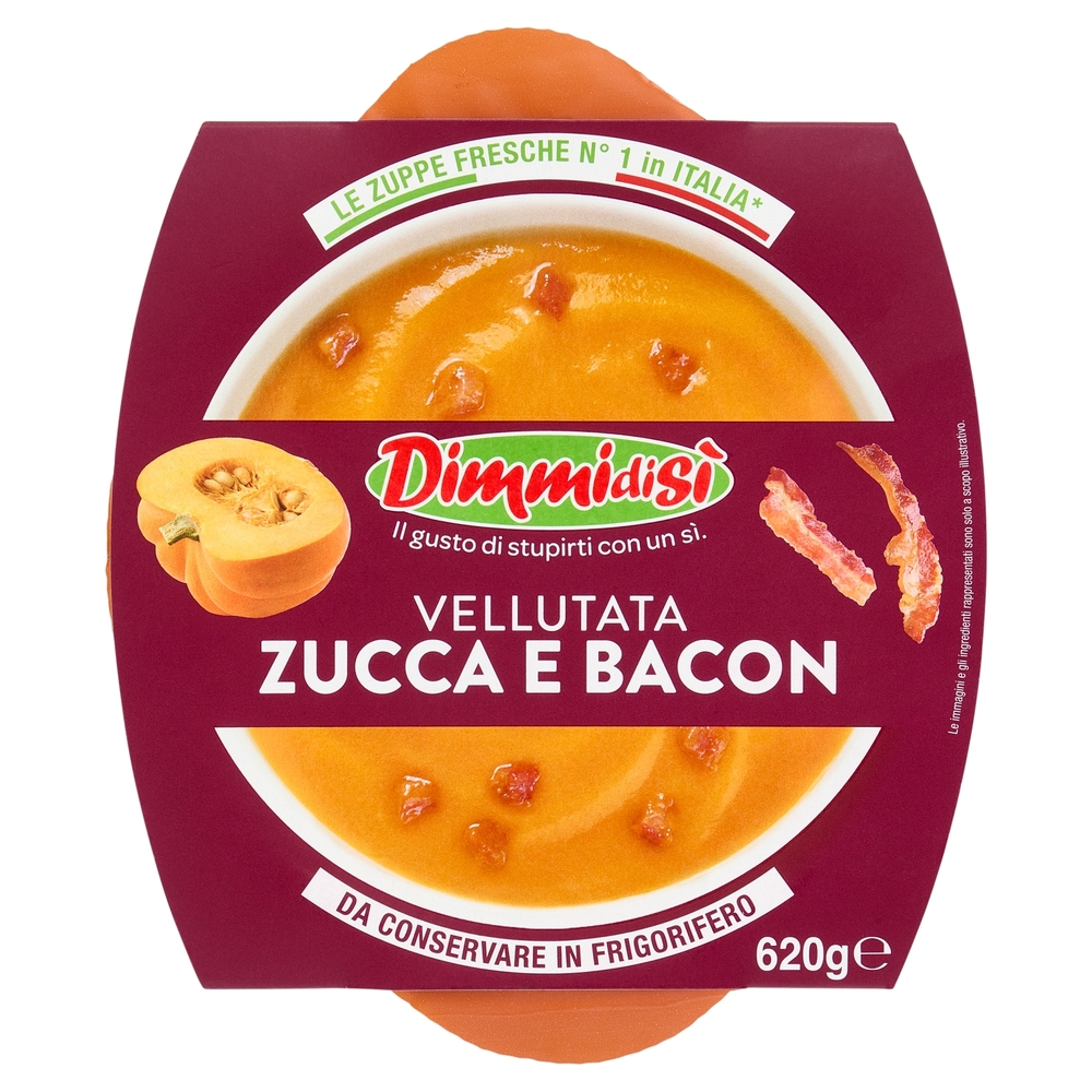 DimmidiSì Vellutata Zucca e Bacon 620 g