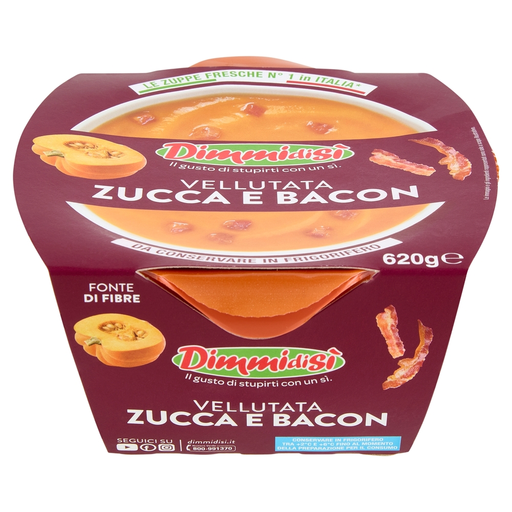 DimmidiSì Vellutata Zucca e Bacon 620 g